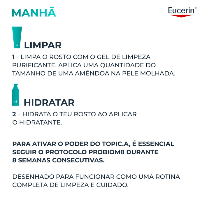 Eucerin DermoPure Clinical Probiom8 Rotina