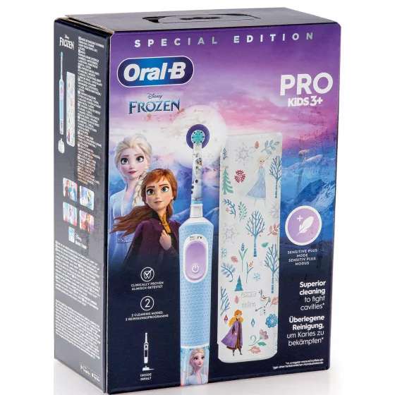 Oral-B Escova Elétrica Pro Kids 3 + Frozen Edição Especial 