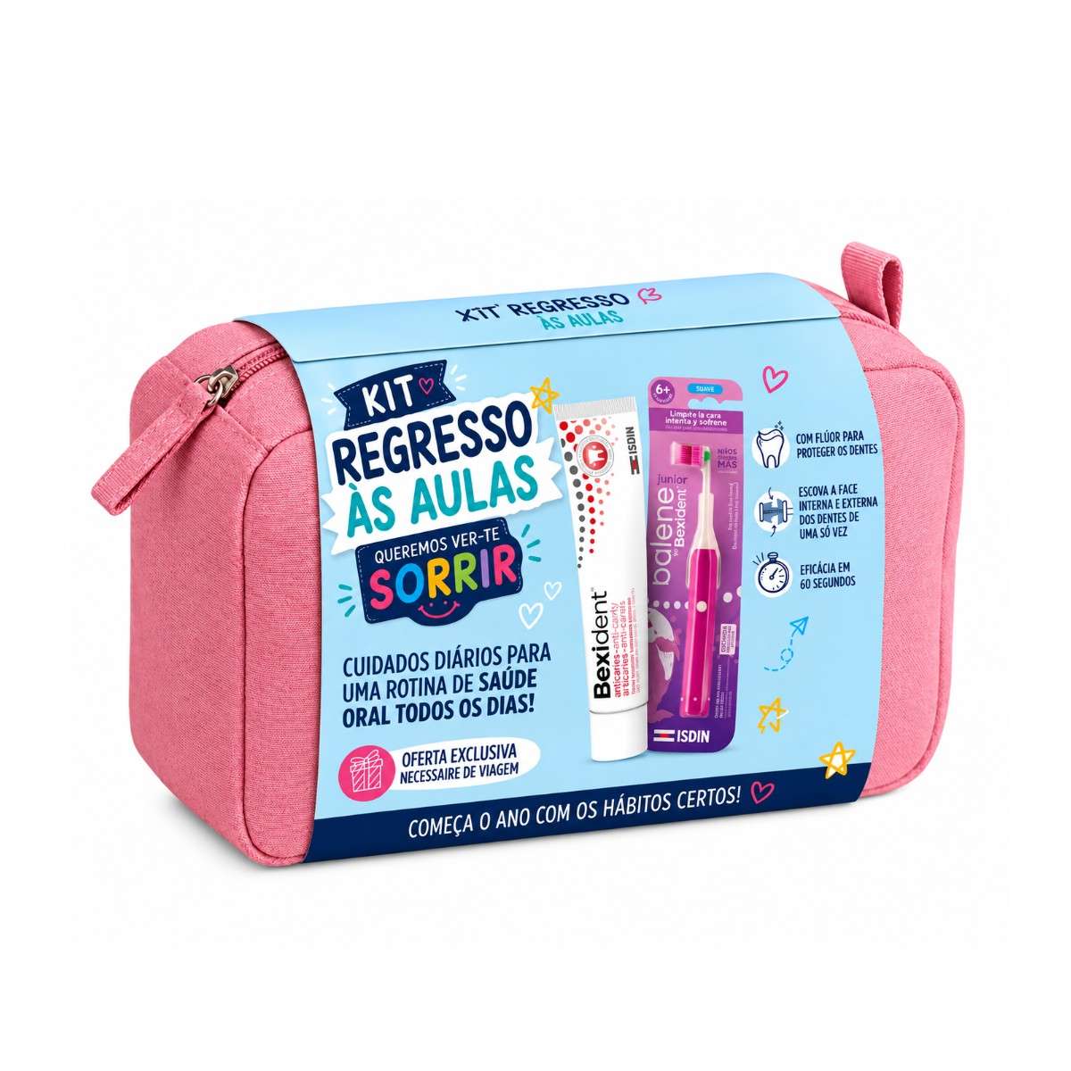 Isdin Bexident Kit Regresso às Aulas Junior Roxo
