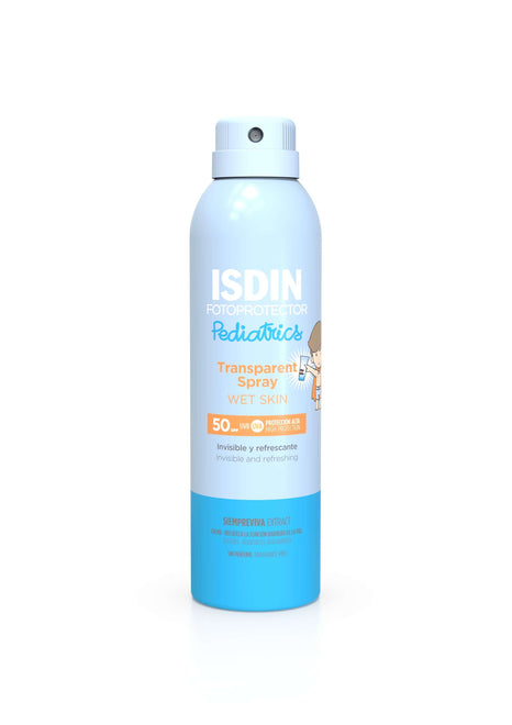 ISDIN Fotoprotector Transparent Spray WT SKIN SPF50 250ML- Protetor solar corporal para crianças