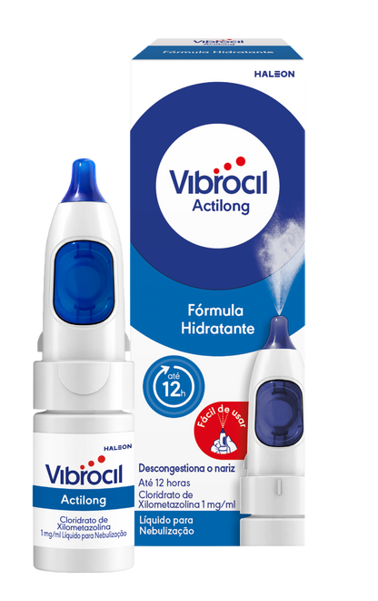 Vibrocil Actilong  1mg/ml Frasco Nebulizador 10ml Solução para Inalação por Nebulização