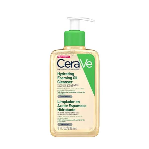 CeraVe Óleo-Espuma de Limpeza Hidratante – 236ml