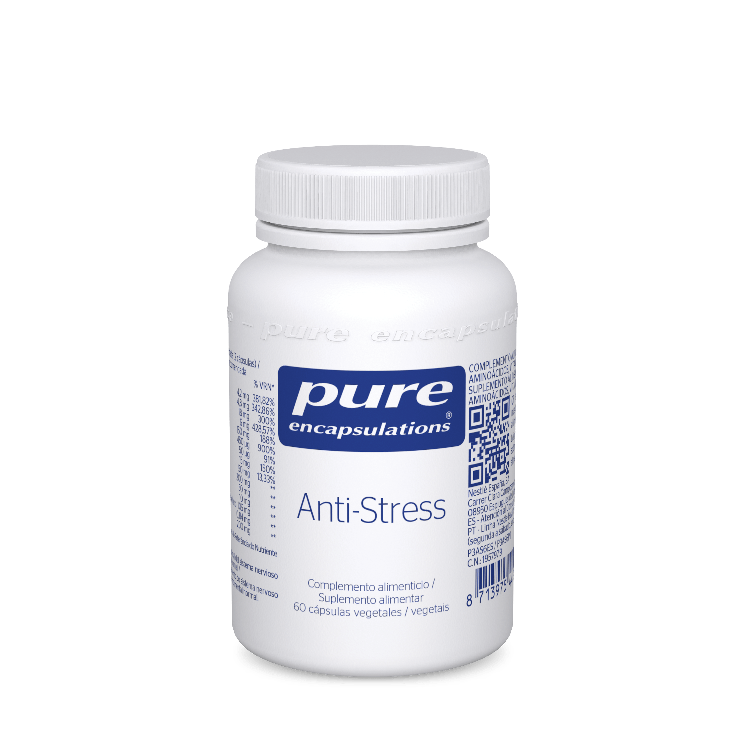 Pure Encapsulation Anti-Stress 60 Cápsulas