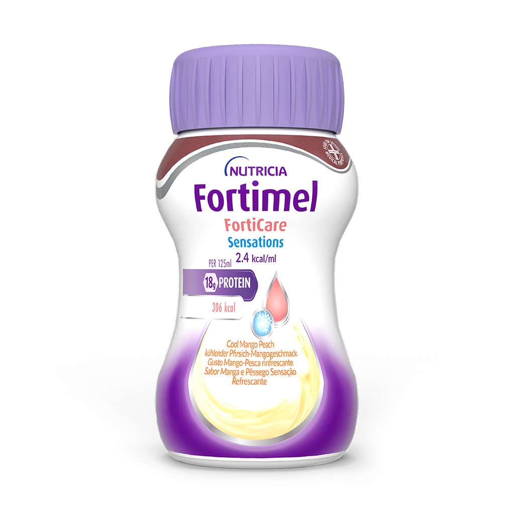 Fortimel Forticare Sensations 2,4 kcal/ml Manga/Pêssego - 125ml (x4 unidades)