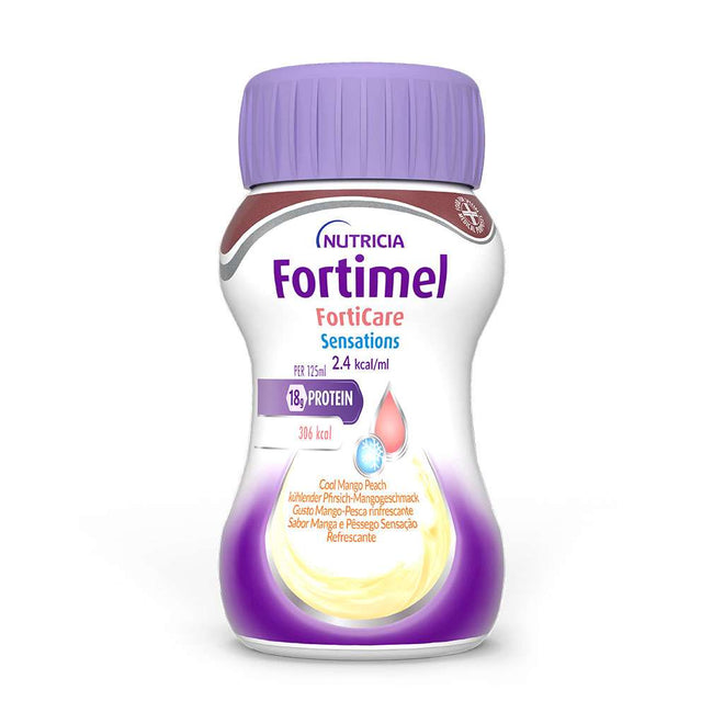 Fortimel Forticare Sensations 2,4 kcal/ml Manga/Pêssego - 125ml (x4 unidades)
