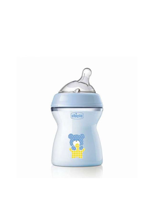 Chicco Biberão NaturalFeeling Fluxo Médio Azul 250ml 2m+