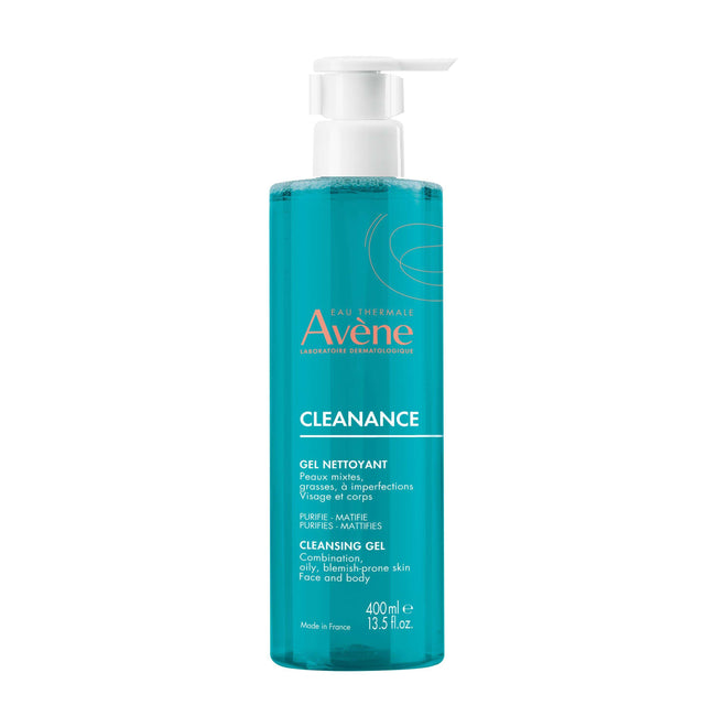 Avène Gel de Limpeza Rosto Pele Oleosa Acne Cleanance 400ml