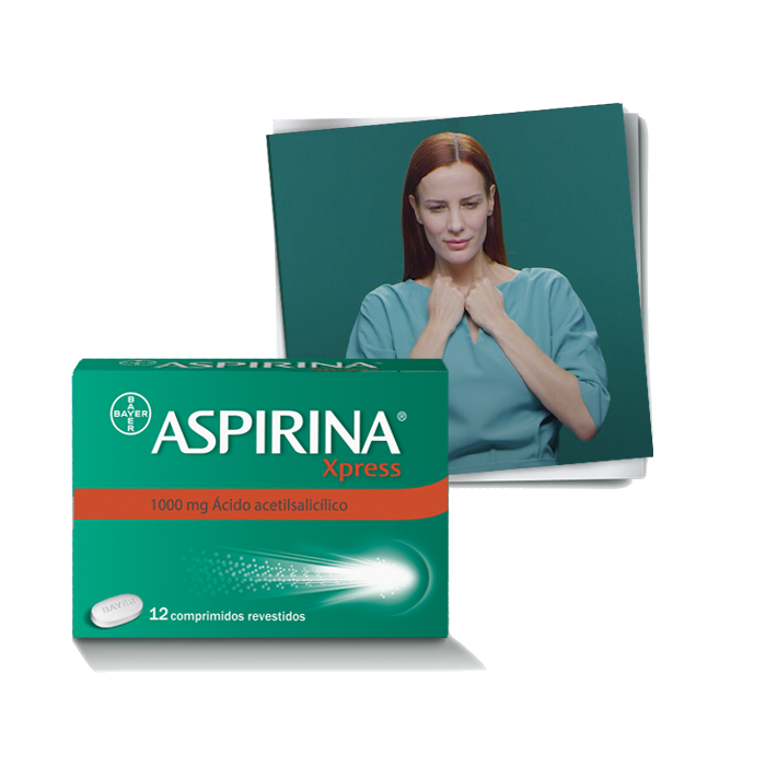 Aspirina Xpress 1000mg 12 comprimidos 