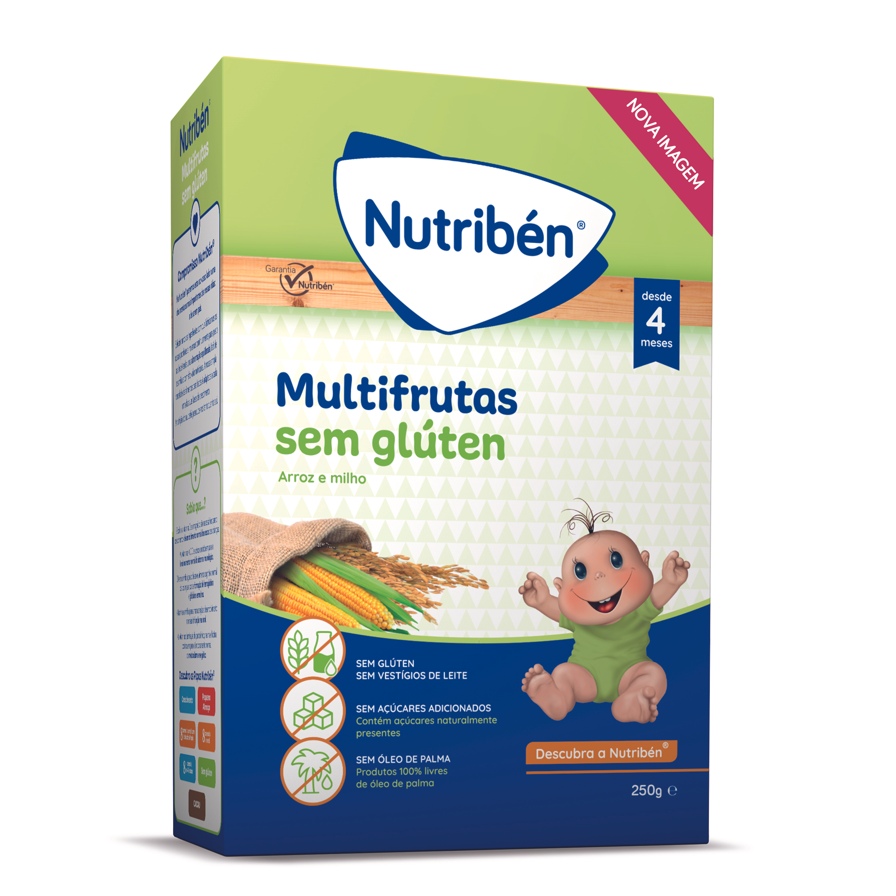 Nutribén Farinhas Multifrutas sem glúten 250g