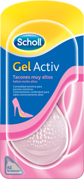 Scholl Gelactiv Palmilha Saltos Altos x2