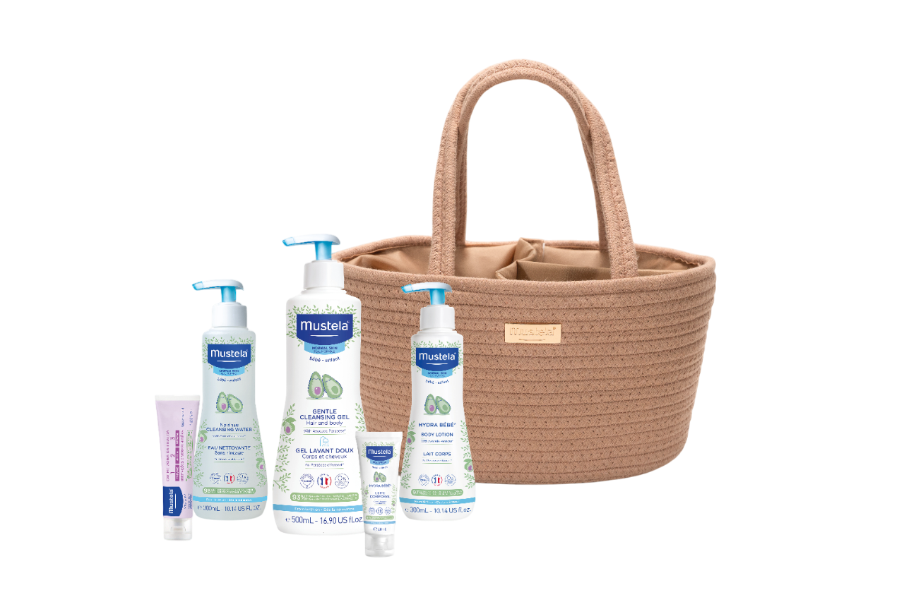 Mustela Kit Cesta Essenciais Bebé Mocca