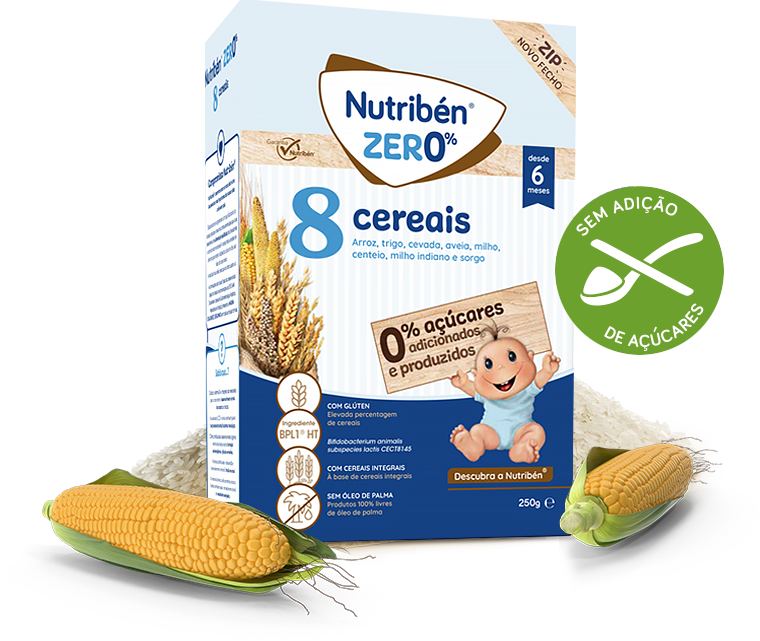 Nutribén Zero 0% Farinha 8 Cereais - 250G