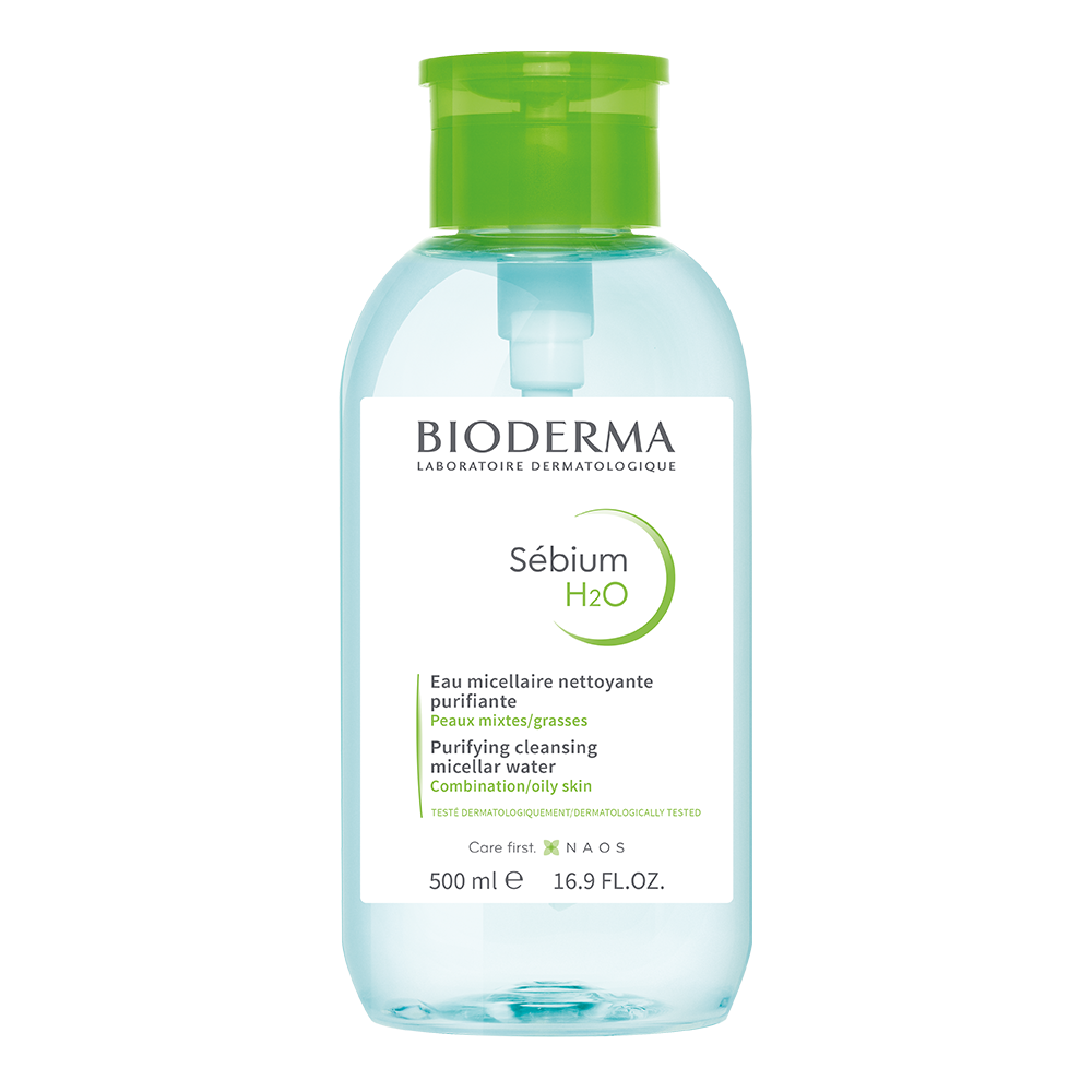 Bioderma Sébium H2O Água Micelar Pump Reverse 500ml