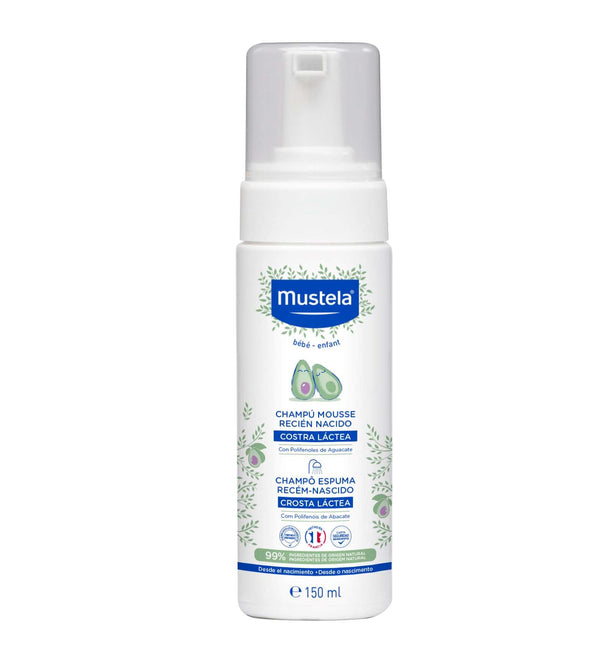Mustela Espuma Shampoo Bebé Recém Nascido 150ml