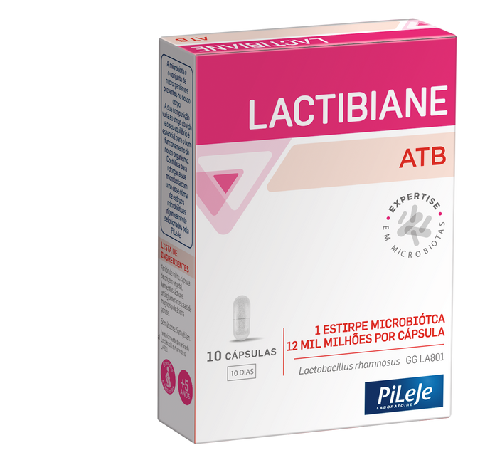 Pileje Lactibiane Atb 10 Cápsulas