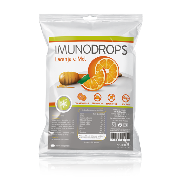 Imunodrops Laranja e Mel 75g