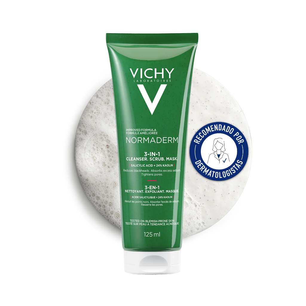 Vichy Normaderm Gel Esfoliante 3 em 1 125ml