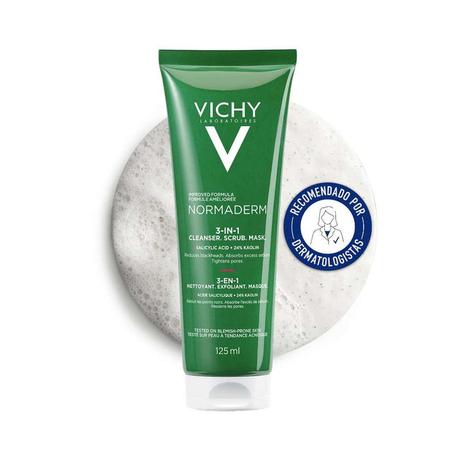 Vichy Normaderm Gel Esfoliante 3 em 1 125ml