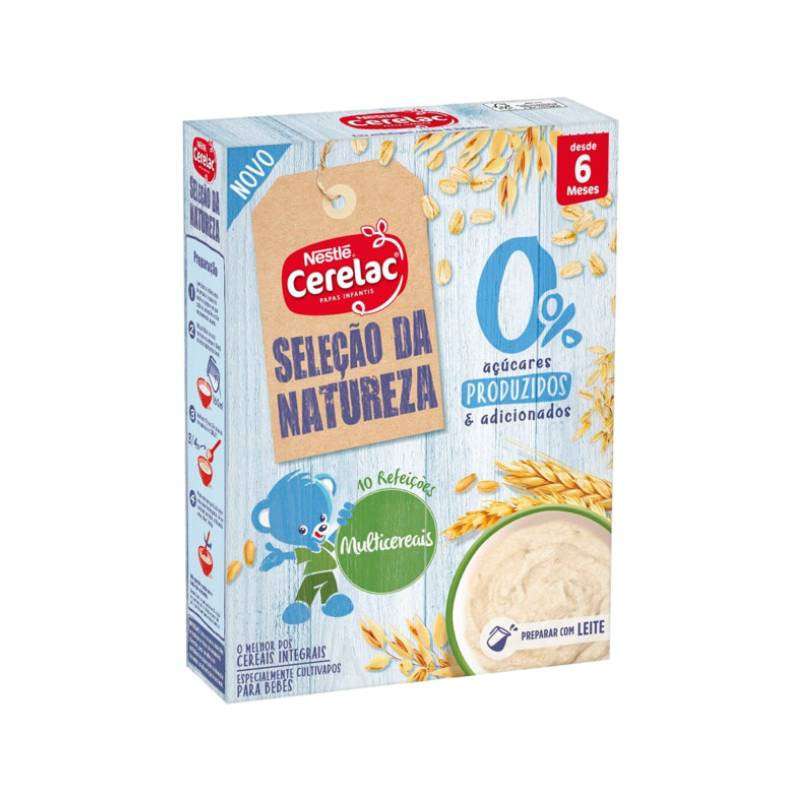 Cerelac Seleção Da Natureza Papa Não Láctea Multicereais 180g +6M