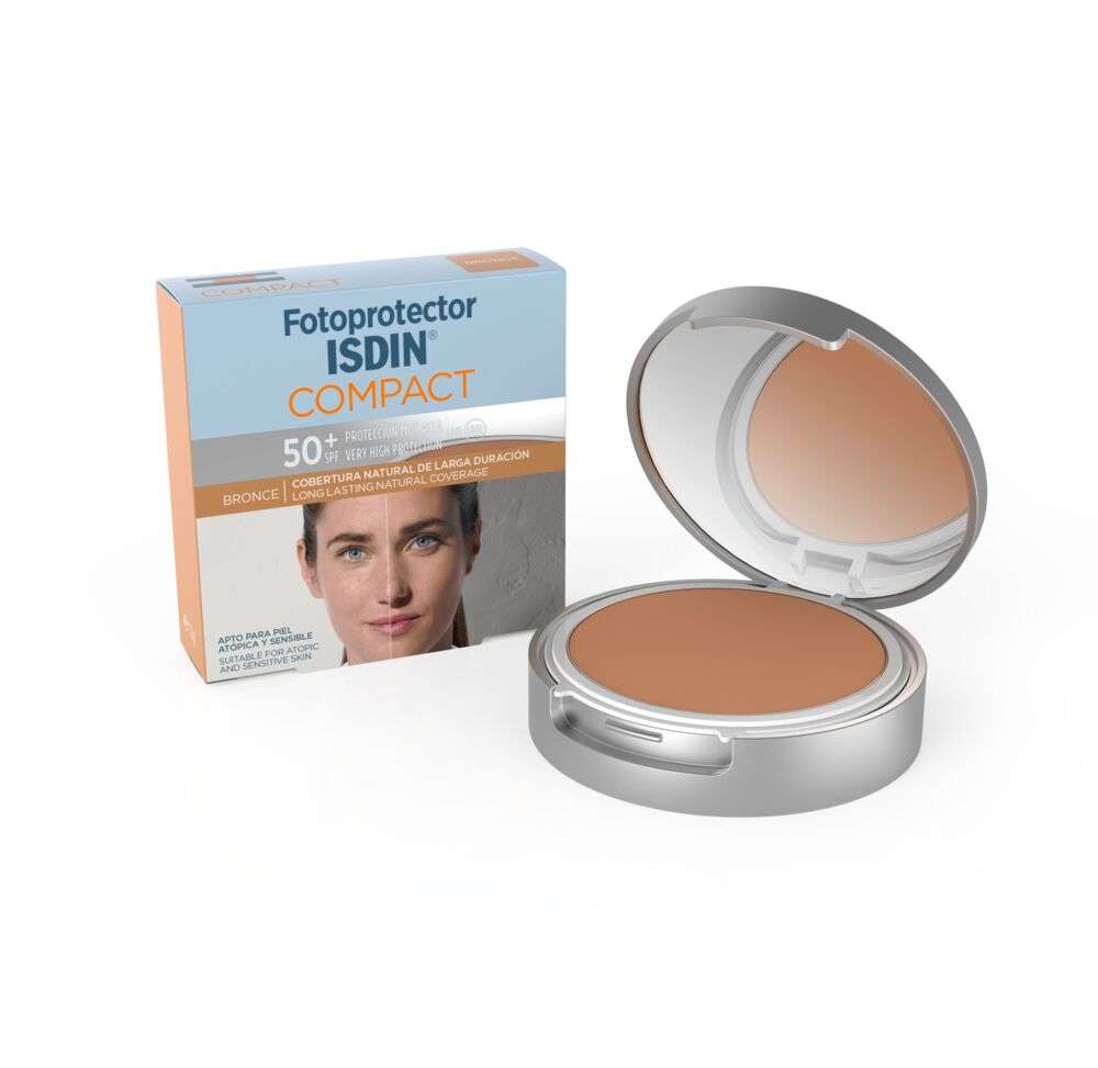 ISDIN Fotoprotector Compact Bronze SPF50+ 10G- Protetor solar facial compacto