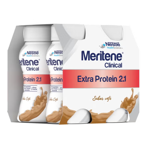 Meritene Clinical Extra Protein 2.1 Café 200ml x4