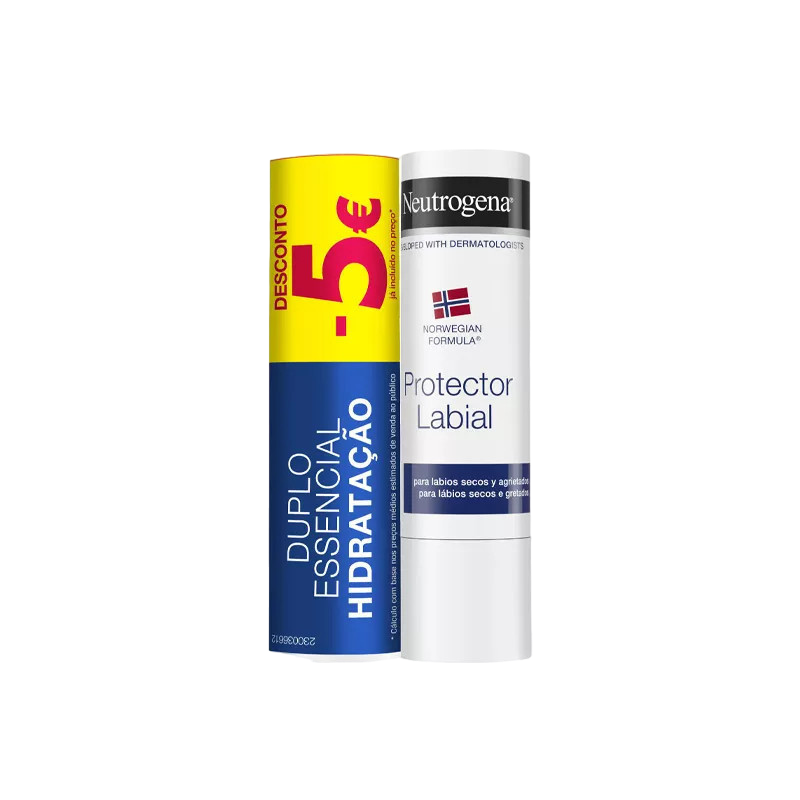 Neutrogena Lábios Stick Hidratante 2x3g com desconto de 5€