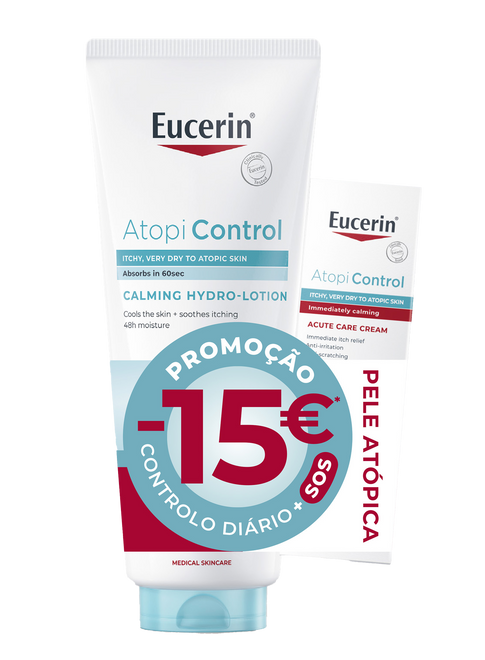 Eucerin AtopiControl Hidro-Loção - 400ml + Creme Fase Aguda - 40ml