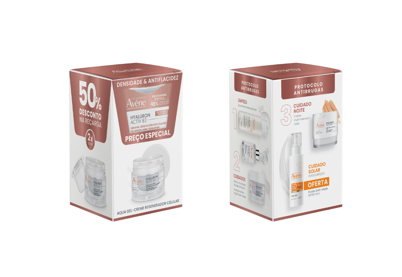 Avène Hyaluron Activ B3 Creme Aqua-Gel Regenerador 50ml + Recarga 50ml