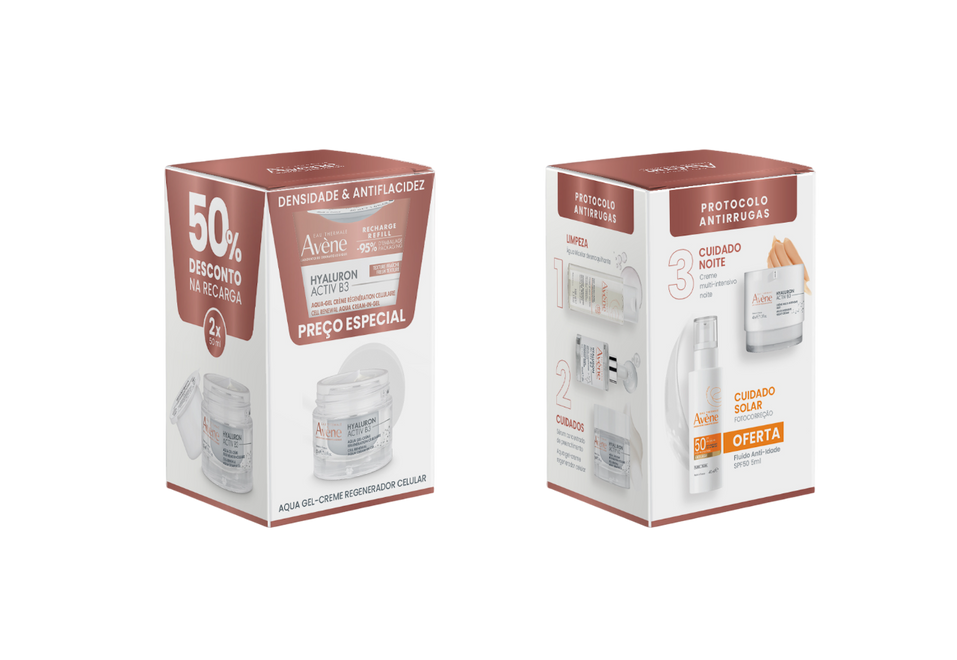 Avène Hyaluron Activ B3 Creme Aqua-Gel Regenerador 50ml + Recarga 50ml