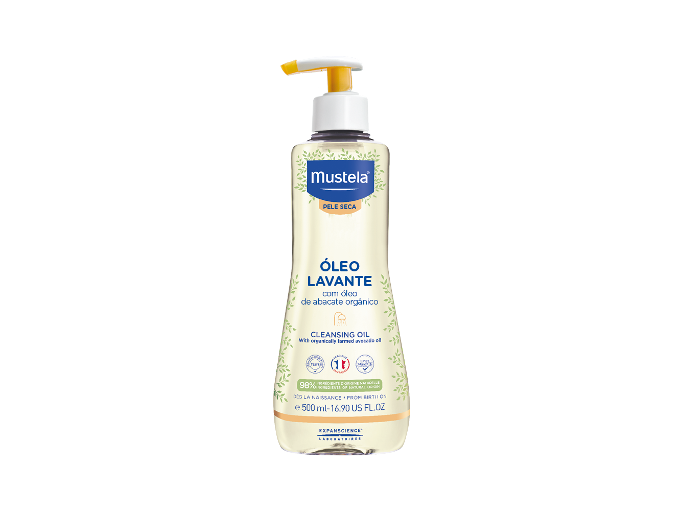 Mustela Bebé Óleo de Banho para Pele Seca 500ml
