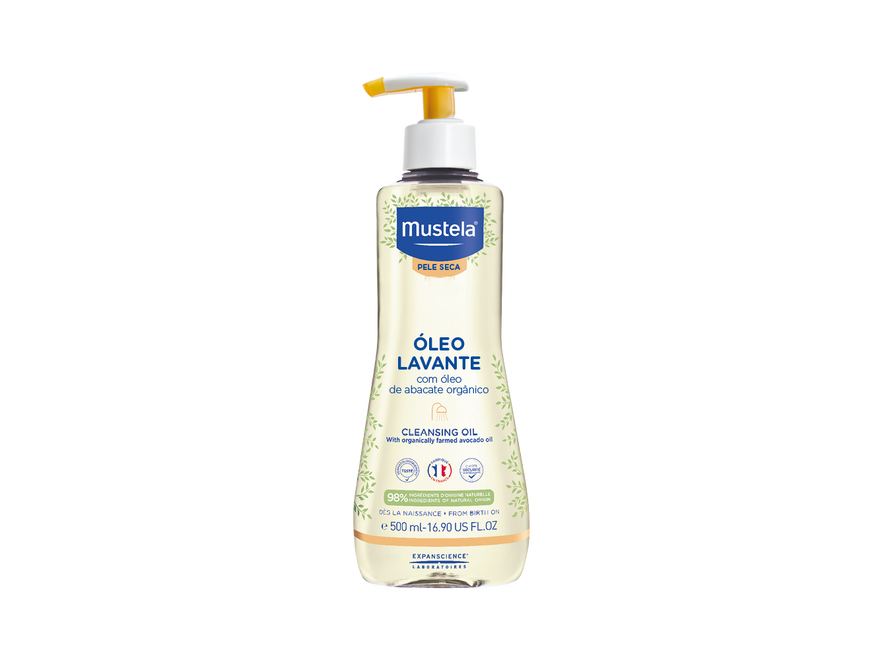 Mustela Bebé Óleo de Banho para Pele Seca 500ml