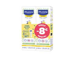 Mustela Bebé Pele Seca Creme de Rosto 40ml (Pack Duplo)