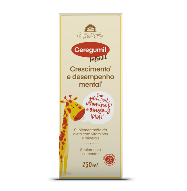 Ceregumil Infantil Solução oral, Frasco 250ml Cereja