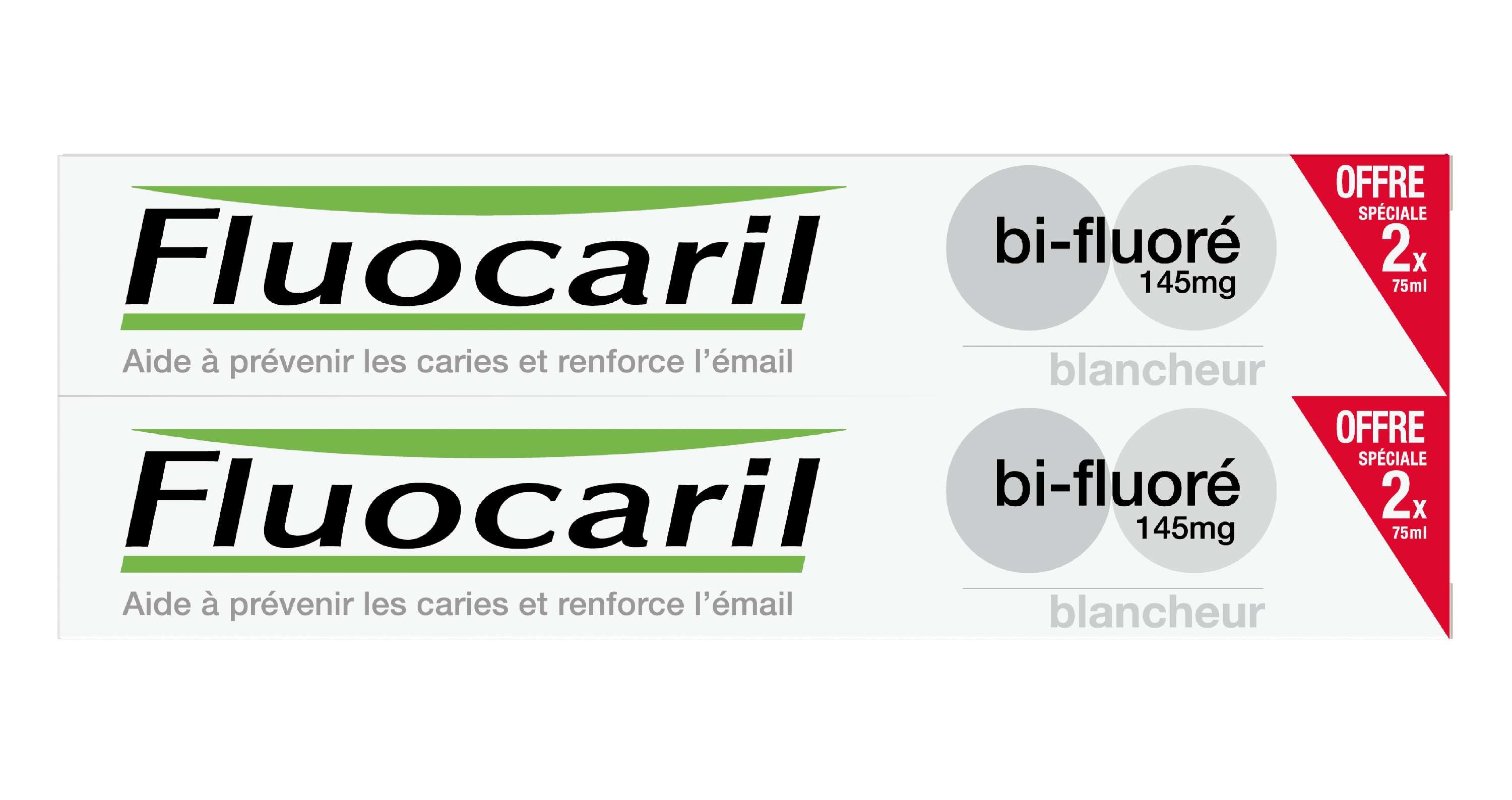 Fluocaril Pasta de Dentes Branqueadora 2x75ml