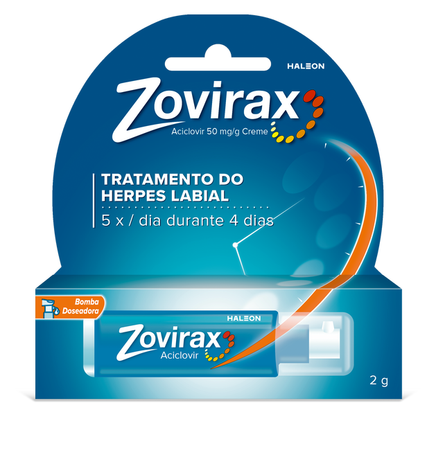 Zovirax, 50 mg/g-2 g x 1 creme bisnaga