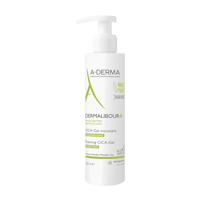 A-Derma Dermalibour+ Cica-Gel Espuma 200ml