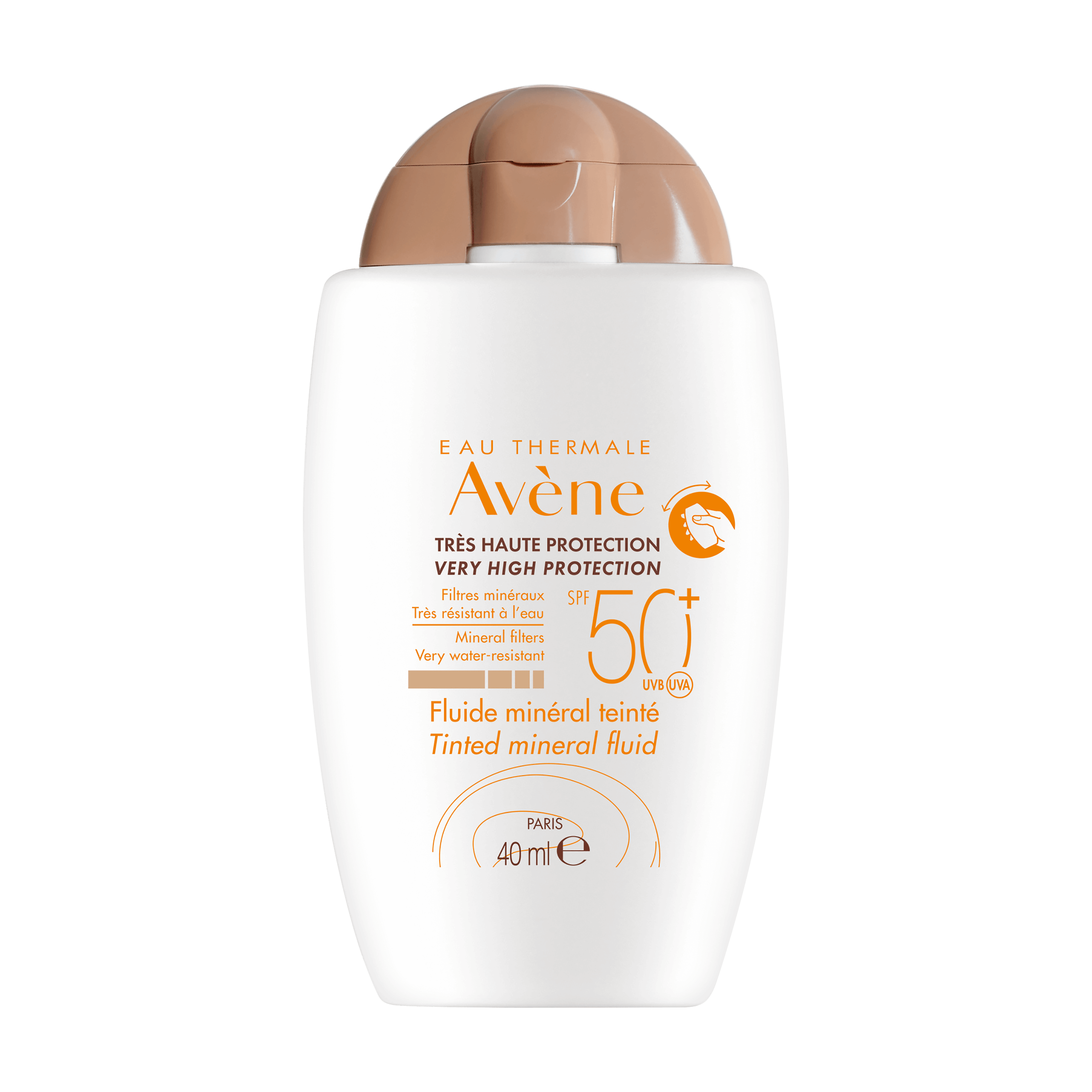 Avène Solar Fluido Mineral com Cor SPF 50+ 40ml