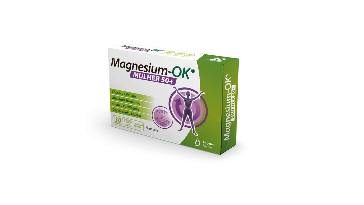 Magnesium-Ok Mulher 50+ (X30 Comprimidos)