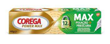 Corega Power Max Creme Fixação + Frescura 40g