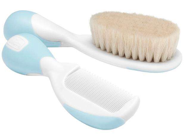 Chicco Kit Escova e Pente Cerda Azul