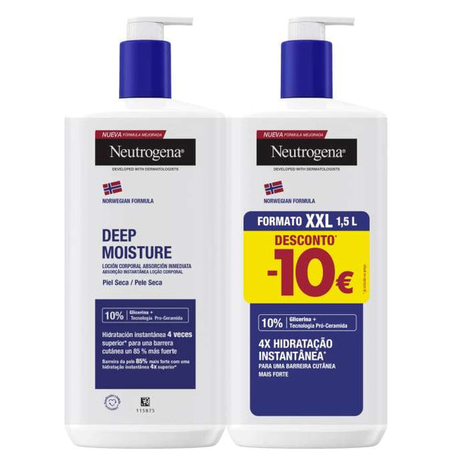 Neutrogena Hidratação Profunda Loção Absorção Imediata 2x750ml -10€