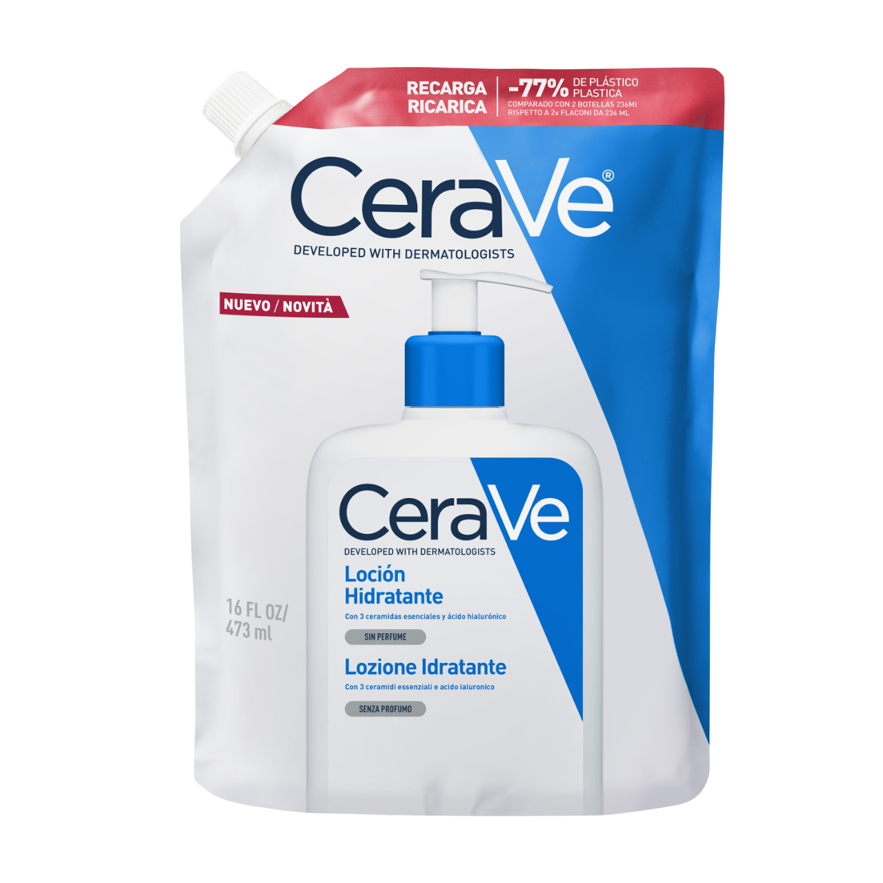 CeraVe Moisturizing Loção Hidratante Recarga 473 mL