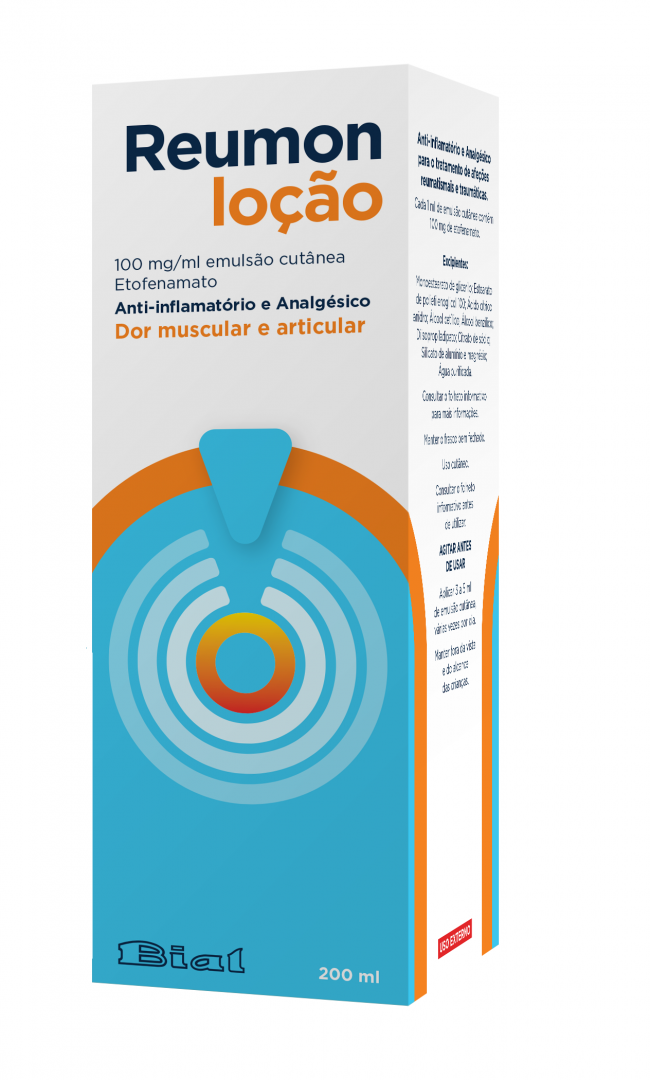 REUMON LOCAO, 100 MG/ML-100ML X 1 EMUL CUT ETOFENAMATO 