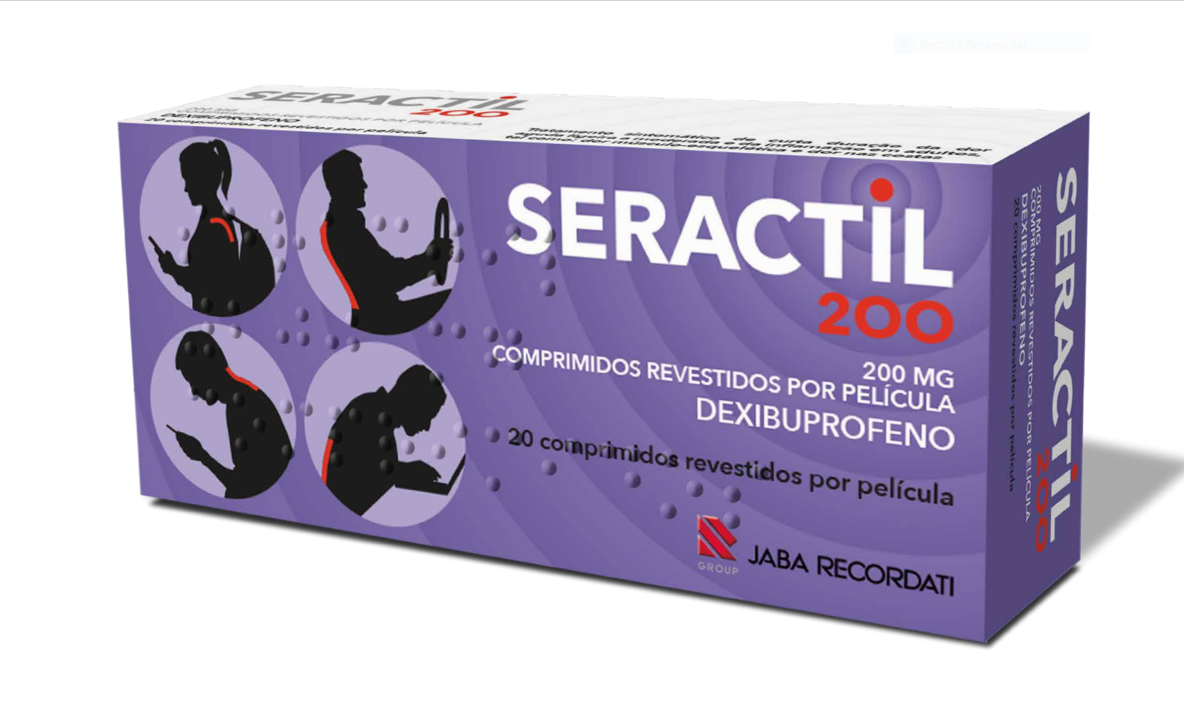Seractil 200, 200mg (x20 comprimidos revestidos)