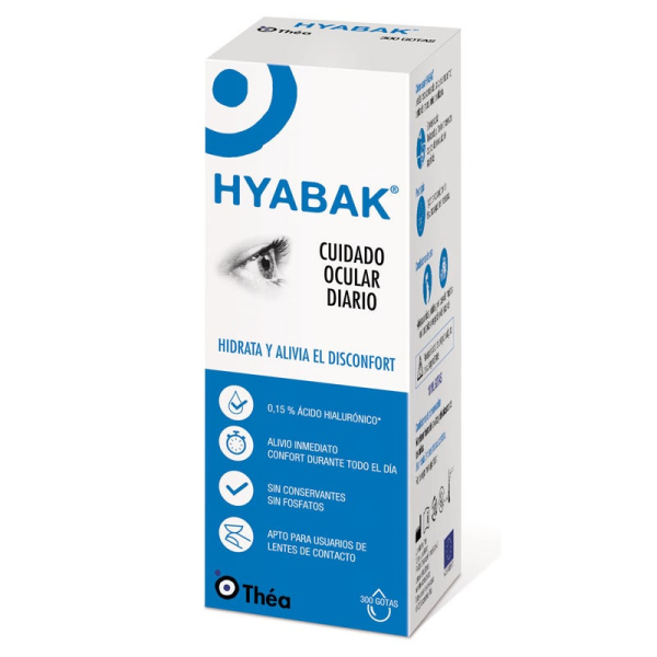 HYABAK HIPOTONICO SOL LENTES/OLHOS 10ML