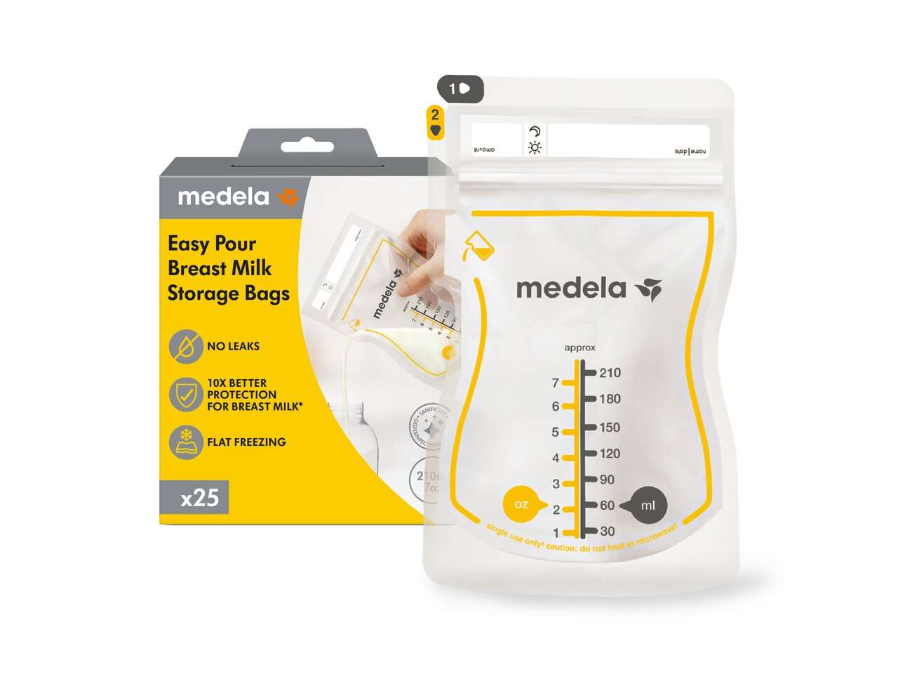 Medela Sacos para leite materno Easy Pour de 25 unidades