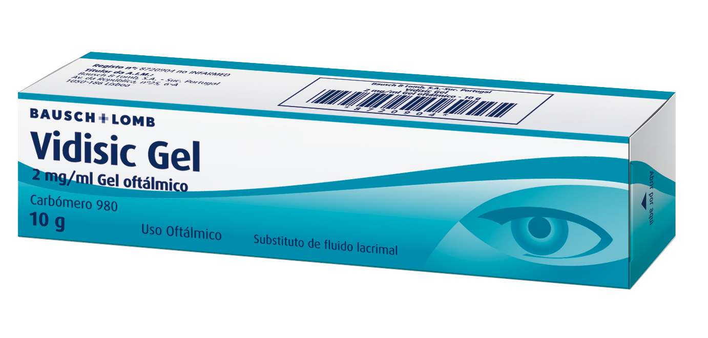 VIDISIC GEL, 2 MG/G-10 G X 1 GEL OFT BISNAGA POLIACRILICO (ACIDO)