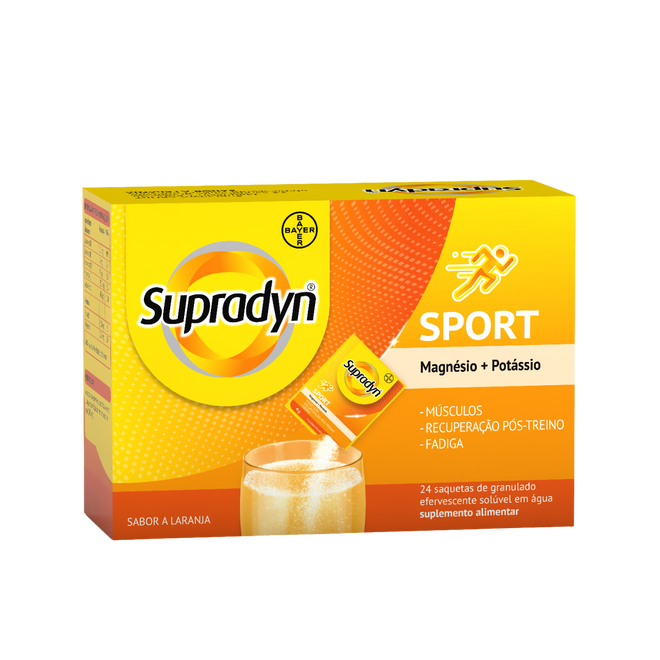 Supradyn Sport Magnesio e Potássio 24 Saquetas