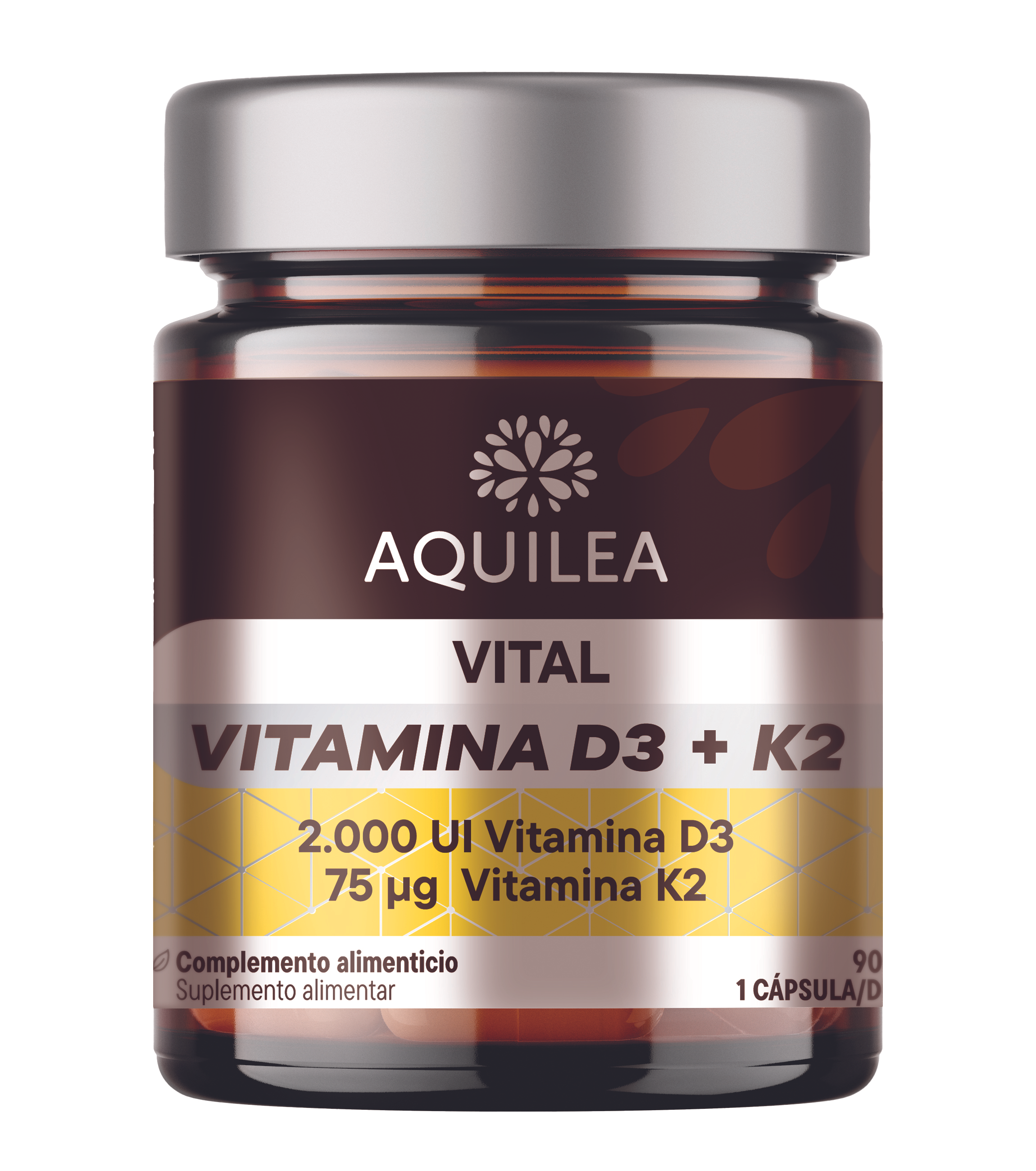 Aquilea Vital Vitamina D3 + K2 (X90 cápsulas)
