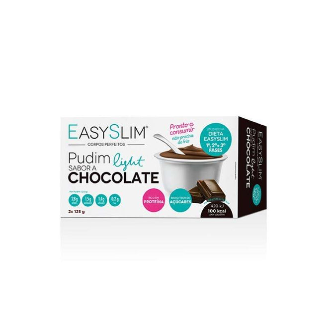 EASYSLIM PUDIM LIGHT CHOCOLAT 125G X2